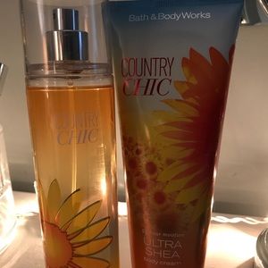 Brand new country Chic body mist and shea body